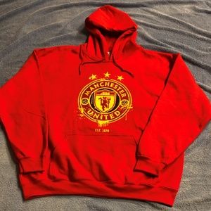 NWT, Men's Manchester United Hoodie Sweatshirt XL